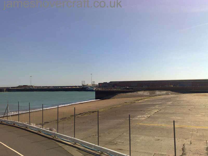 Dover Hoverport being demolished, June 2009 - The ramp, where 300-tonnes of flying machine slid into the English Channel without a splash (James Rowson).